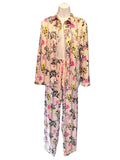 Victoria's Secret Floral Satin Pajama Set