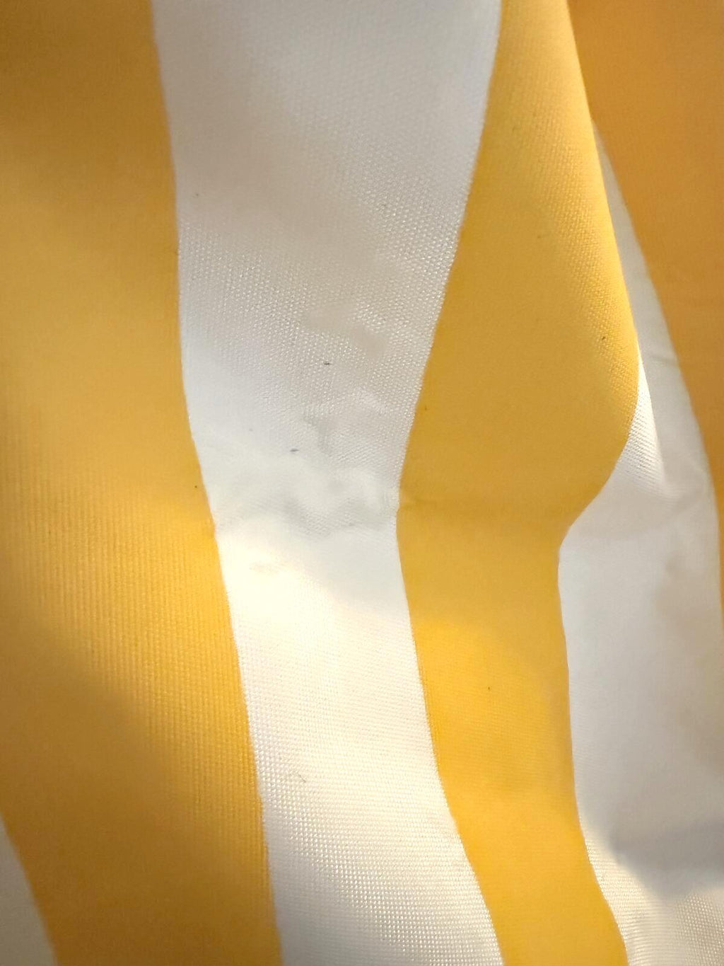Giorgio Beverly Hills Vintage Yellow and White Striped Backpack