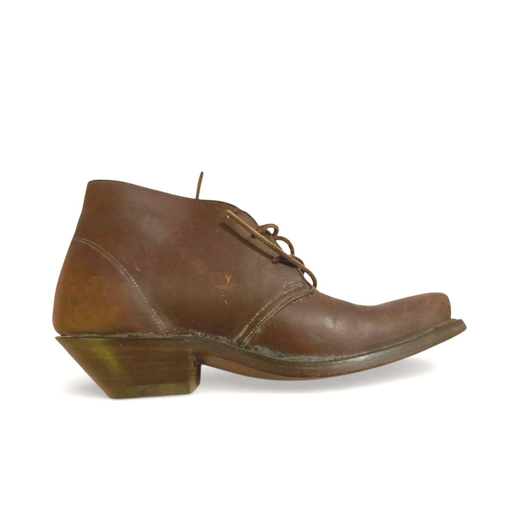 Women's Custom Made Brown Ankle Boots