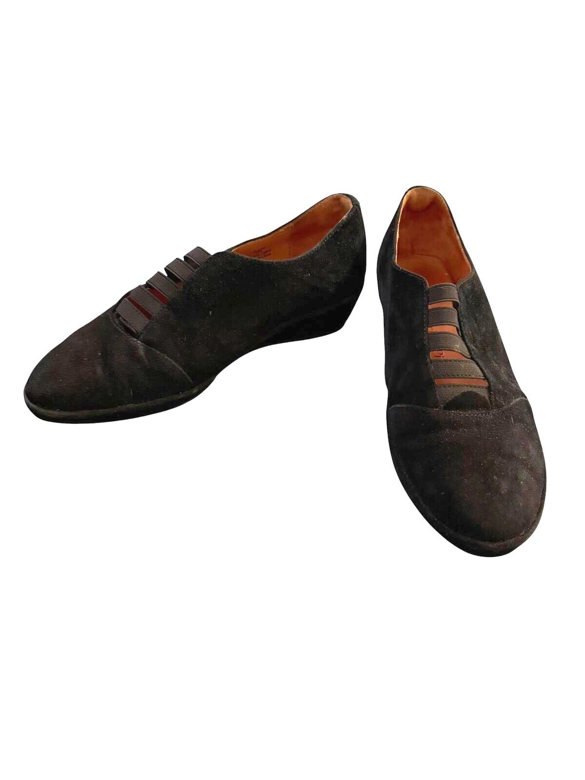 Amour Des Pieds Beziers Women's Black Suede Wedges
