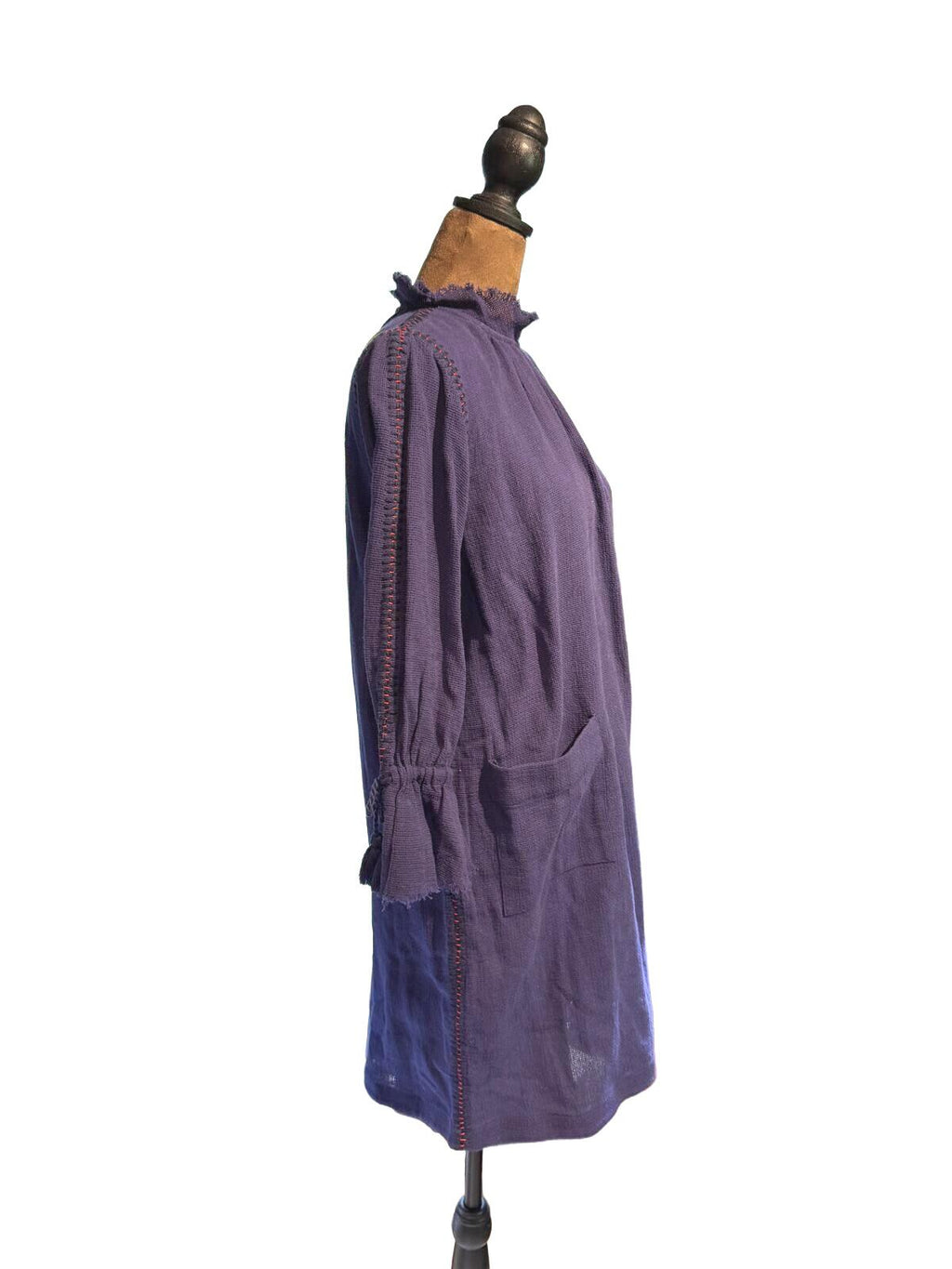 SEA New York Purple Linen Tunic Dress