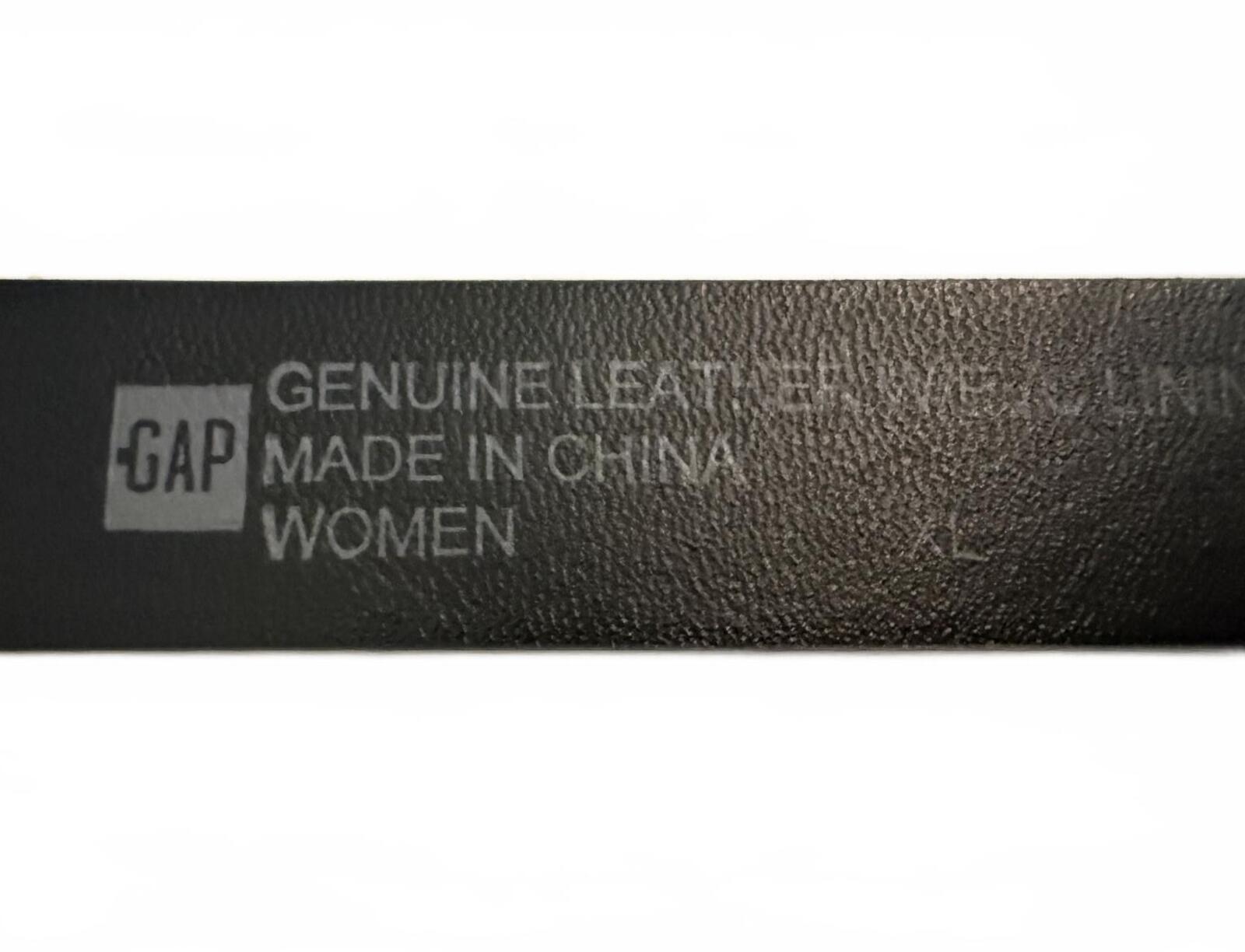 Gap Leopard Print Belt with Square Buckle