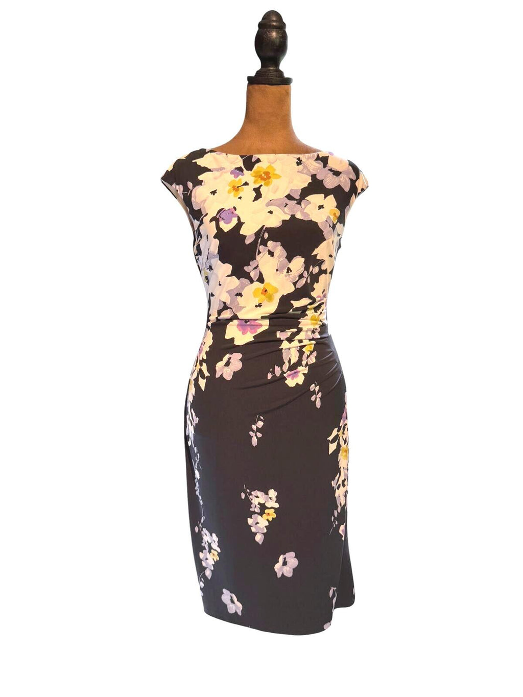 Lauren Ralph Lauren Floral Sheath Dress With Cap Sleeve